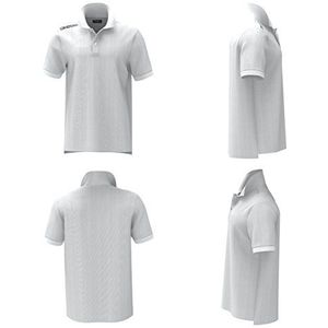 Kappa Kappa4golf Polo MSS T-shirt voor heren, Wit.