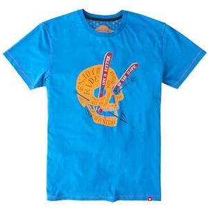 Joe Browns T-shirt à manches courtes et col rond pour homme avec slogan Slopes, bleu, M