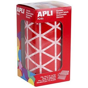 APLI Kids - Rol driehoekige gum, 20,0 mm, rood