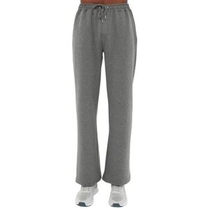 Trendyol Basic joggingbroek voor heren met normale taillehoogte en rechte pijpen, antraciet, S, Antraciet