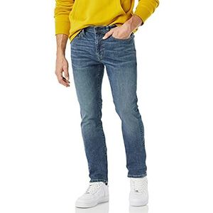 Amazon Essentials Jean haute élasticité pour homme, délavé moyen, 71,1 x 81,3 cm (l x L)