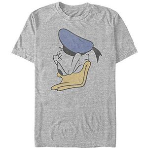 Disney Micky Donald Face Organic, uniseks, gemêleerd grijs, XXL, Melange Grey