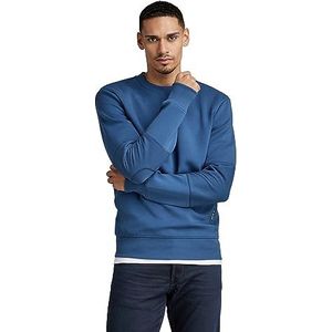 G-STAR RAW Moto R SW Sweatshirts voor heren, Blauw (Rank Blue D23484-d175-868)