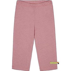 loud + proud Pantalon uni Mit Leinen, GOTS Zertifiziert pour fille, Aster, 5-6 ans