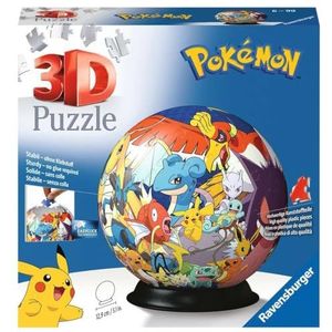 Pokémon Bal - 3D Puzzel (72 stukjes)