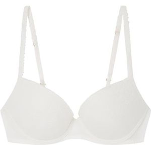 Women'secret Soutien-gorge Sense Bridal Push Up pour femme, Coton, blanc, 100B