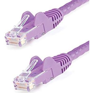 StarTech.com Cat6 UTP netwerkkabel, zonder stekker, 10 m, violet, ethernetkabel RJ45 ethernetkabel, patchkabel (N6PATC10MPL)