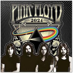 Grupo Erik - Wandkalender 2023 2024 Pink Floyd | Maandkalender van september 2023 tot december 2024 | 30 x 60 cm, FSC-gecertificeerd, in het Frans