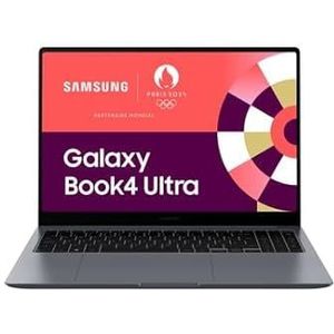 Samsung Galaxy Book4 Ultra laptop 16 inch, Intel Evo Edition - Intel Core Ultra 9, 185 H 32 GB RAM 1 TERA SSD NVIDIA GeForce RTX 4070, antracietgrijs, toetsenbord AZERTY FR