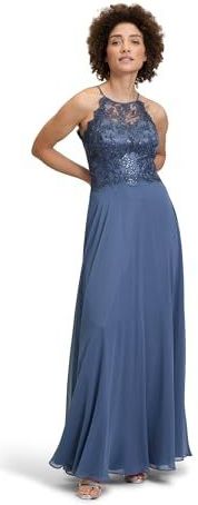 Vera Mont 0282/4825 Damesjurk, Stenen blauw