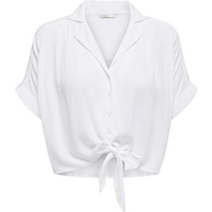 Bestseller A/S Onlpaula Life S/S T-shirt à manches courtes Wvn Noos pour femme, blanc, XXL