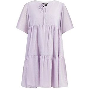 DreiMaster Robe vintage pour femme 37226332-DR05, violet clair, taille S, Robe, S