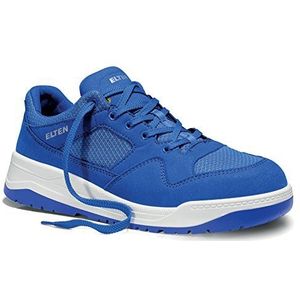 ELTEN MAVERICK Blue Low ESD S1P veiligheidsschoenen voor heren, sportieve, lichte sneakers, blauw, stalen neus, maat 47