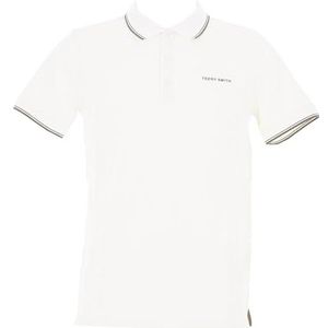 Teddy Smith Pasian 2 Mc poloshirt heren, Middle White