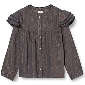Noppies G-blouse Ls Barysaw voor meisjes, Ebony - P441