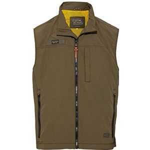 camel active 460640/1o15 vest, olijfgroen/bruin, 54 heren, olijfgroen/bruin, 46, olijfgroen/bruin