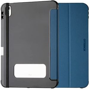 OtterBox Beschermhoes - React Folio voor iPad 10,9 inch (10e generatie 2022), schokbestendig, valbescherming, dunne beschermhoes, getest volgens militaire normen, blauw