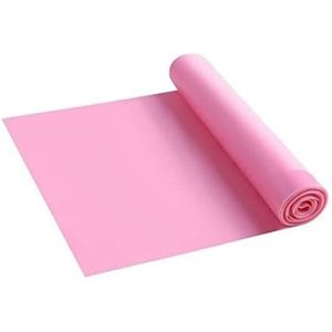 Roze M weerstandsbanden, lang, fysiotherapiebanden voor krachttraining, elastische band voor pilates, yoga stretchband, perfect voor training thuis