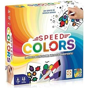 DV Giochi Speed Colors-Le kaartspel om in te kleuren, DVG9345