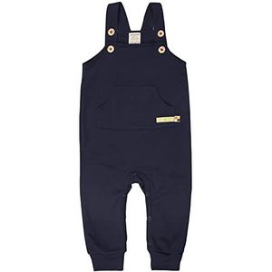 Loud + Proud Latzbroek van biologisch katoen, Gots gecertificeerd, blauw (Navy NY), 74/80, uniseks baby, Blauw