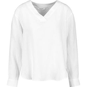 Gerry Weber Edition 860019-66403 blouse, wit/wit, 48 dames, wit/wit, maat 48, Weiss