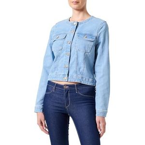 VERO MODA Vmcath Ls Vi3444 Lcs Slim Jeansjack voor dames, Lichtblauw jeans