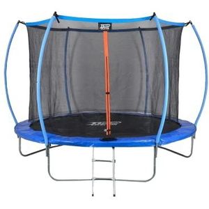 X-Tramp - XT-X0602 Buitentrampoline voor kinderen - Ronde trampoline met veiligheidsnet, ladder en beschermkussen - Structuur van verzinkt staal - Ondersteuning tot 100kg - Ø 183cm