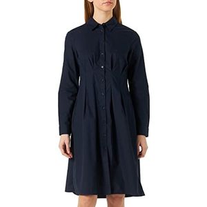 s.Oliver Lange jurk voor dames, Blauw 5959