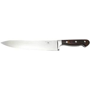 Rockingham Forge Damascus chef-mes met 10 inch lemmet van damaststaal - handvat van zwart pakkahout