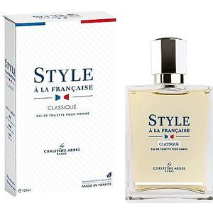 Christine Arbel Paris Style à la Français Classic Eau de toilette voor heren, 100 ml, gemaakt in Frankrijk