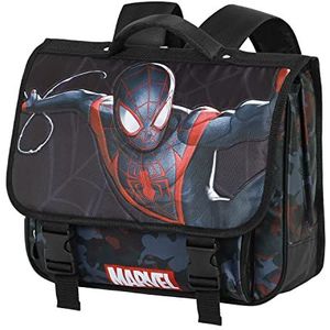 Spiderman Miles Schooltas Rugzak 2.0 Zwart, Zwart, One Size, Schooltas, Rugzak, 2,0 mijl, zwart., Schooltas Rugzak 2,0 mijl