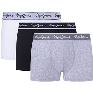 Pepe Jeans Nauwsluitende zwembroek voor heren (verpakking van 3 stuks), grijs.