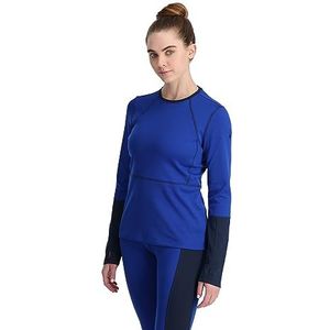 Spyder Charger Crew Wandelshirt voor dames, elektrisch blauw, L