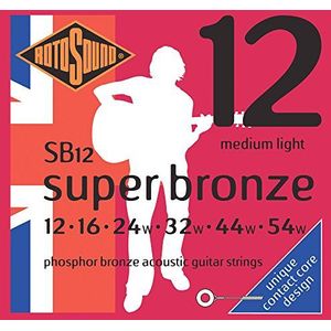 Rotosound Cordes pour Guitare Acoustique SUPER BRONZE 6-str. SB12