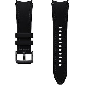 Samsung Hybrid Eco-Leather Band (S/M) Kunstleren armband voor Galaxy Watch4 | Watch5 | Watch6-serie, zwart