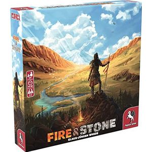 Fire & Stone - Board Game: Explore, Gather, and Build Your Tribe in the Stone Age