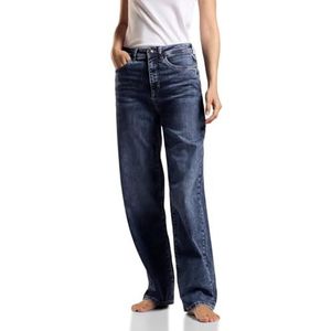 Street One A377776 Jeans voor dames, straight fit, Donkerblauw gewassen