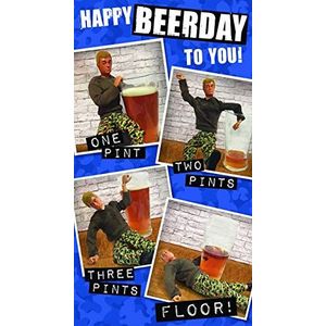 Action Man Verjaardagskaart ""Happy Beerday