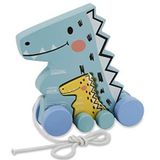 Jamara Trekfiguur Dino Junior 24 X 8,3 Cm Hout Lichtblauw 2-delig