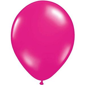Folat 08418 ballonnen magenta metallic roze 30 cm 10 stuks