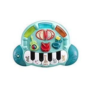 Sophie la Girafe - Piano'Folies - Ontwaken speelgoed - Een muzikale en lichtgevende piano - Ontwikkelt de zintuigen van de baby - 2 kleuren - Onmisbaar