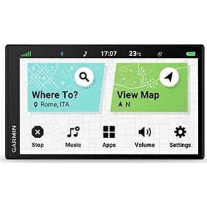 GARMIN DriveSmart 76, Live Traffic, Navigatiesysteem Auto, Live Verkeers- en Kaartupdates via Smartphone, Europa, Amazon Alexa