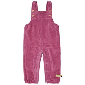 loud + proud Tuinbroek van corduroy, GOTS gecertificeerde broek voor meisjes en meisjes, Grape