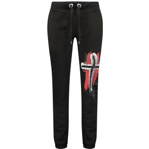 Geographical Norway - Pantalon de Jogging Femme, Noir, L