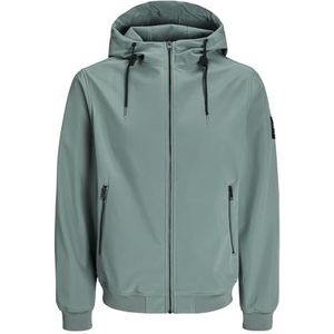 Jack & Jones Jjebasic Noos Softshelljas met capuchon voor heren (1 stuk), Groen