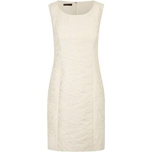 ApartFashion Damesjurk, Jacquard, ivoorkleurig, 38, Ivoor