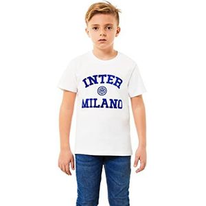 Inter T-shirt voor meisjes, officieel product, collectie Back to Stadium, wit, Wit.