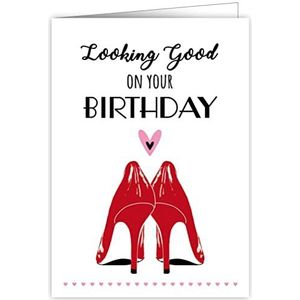 Quire Oh My Girl verjaardagskaart, opschrift ""Looking Good On Your Birthday