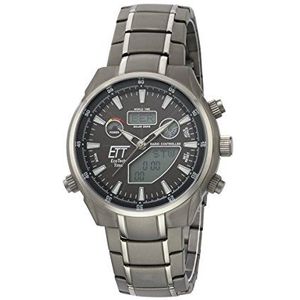 ETT Eco Tech Time EGT-11339-60M Herenhorloge met titanium armband, Armband