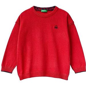United Colors of Benetton Sweater Mixte, Rosso 615, 4 ans
